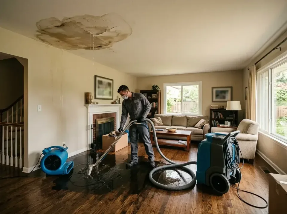 attic-pipe-burst-ceiling-drip-008 — frequently asked questions, Water Damage Restoration & Carpet Care in Fiskdale, MA